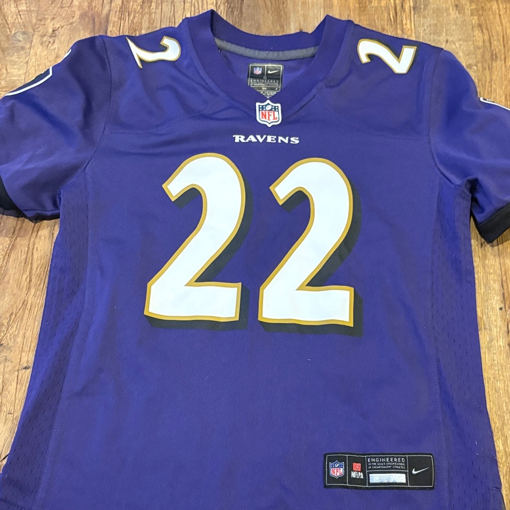Nike Purple Ravens Jersey with Number 22 -Henry
